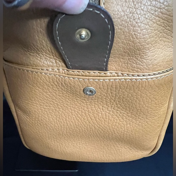 Loewe Anagram Leather Handbag w/ Brown Leather Straps - Vintage - Picture 8 of 16